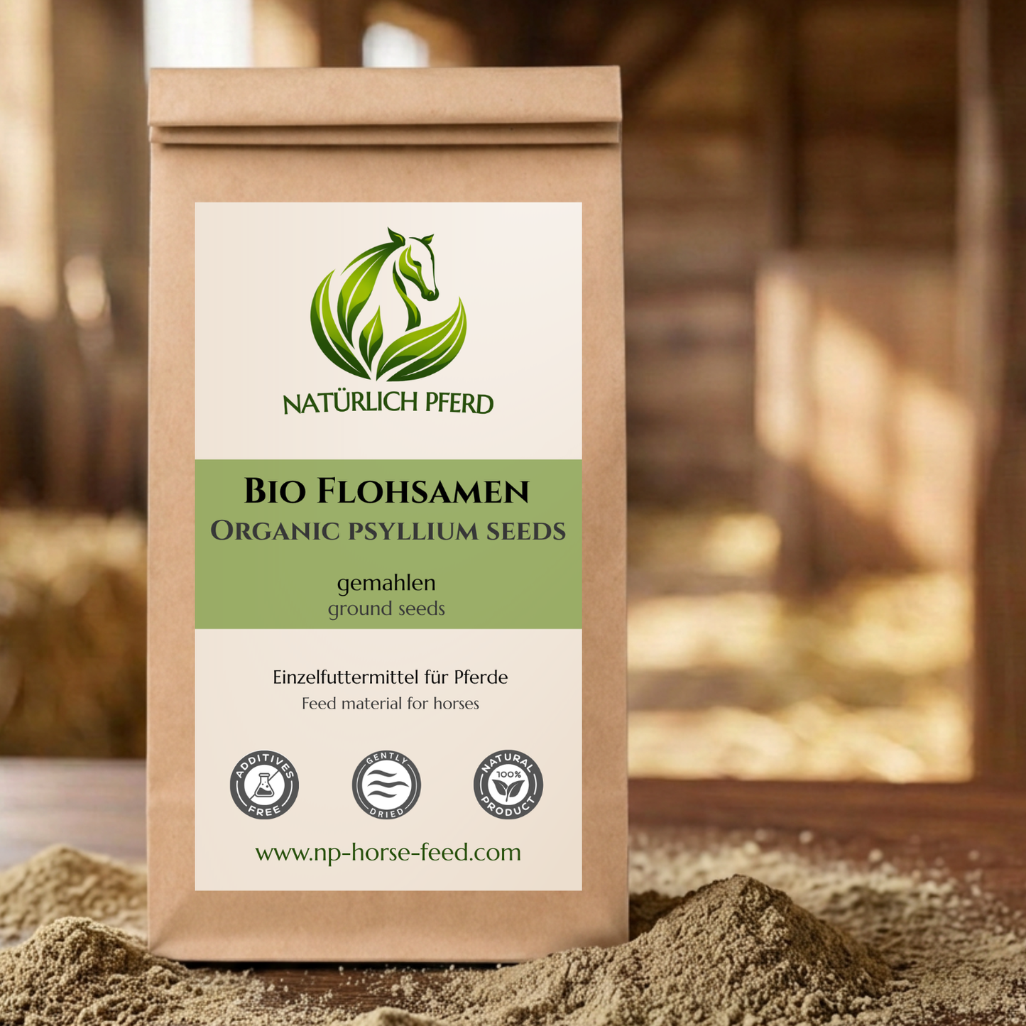 Organic Psyllium Seeds (ground)