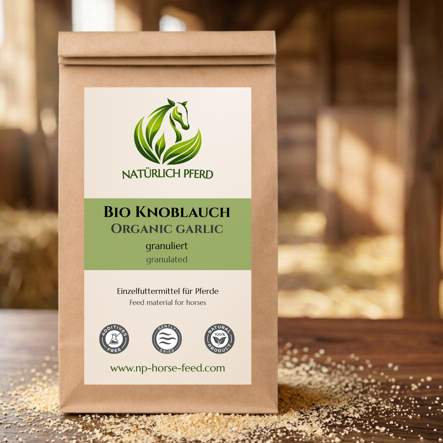 Organic garlic (granulated)