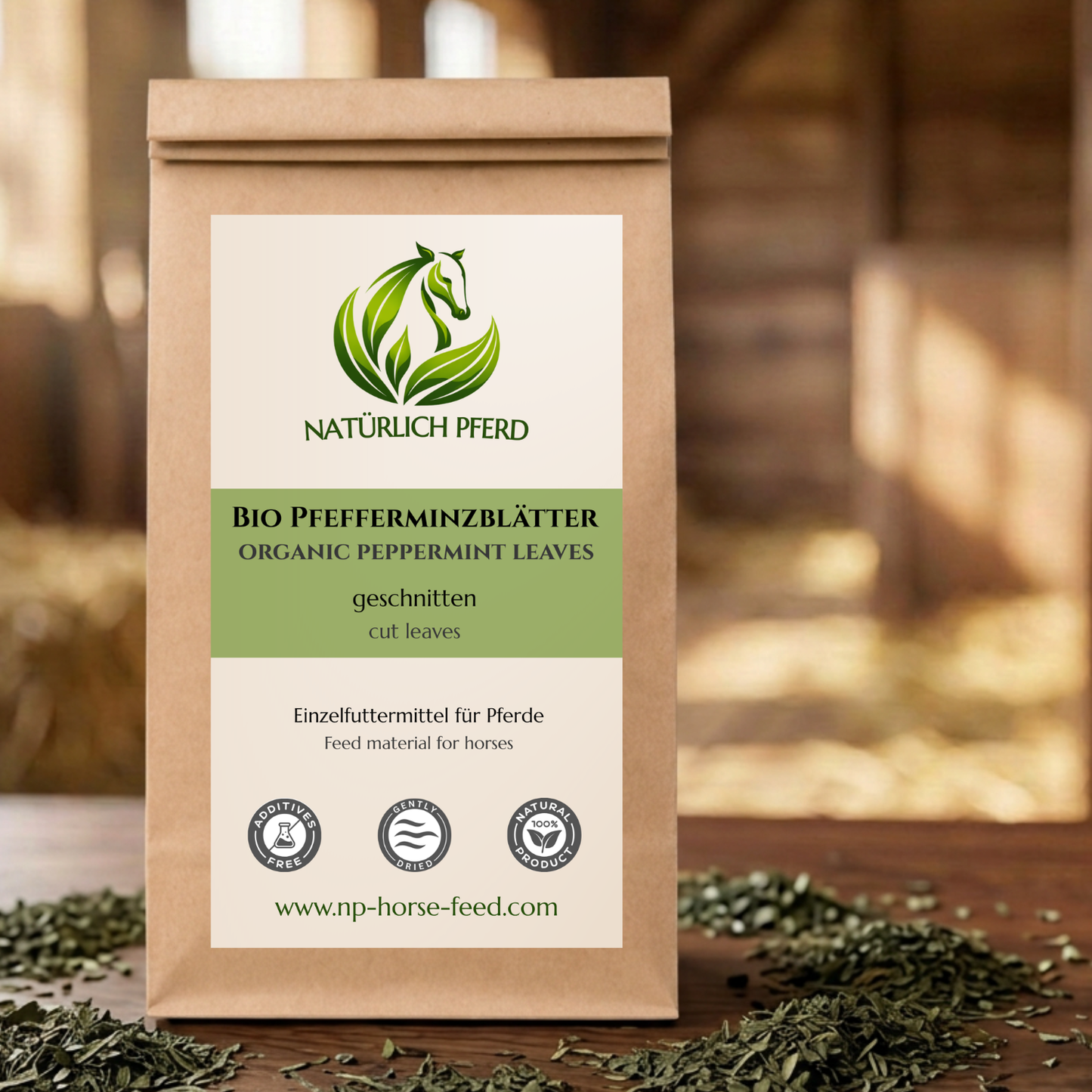 Organic Peppermint Leaves (cut)