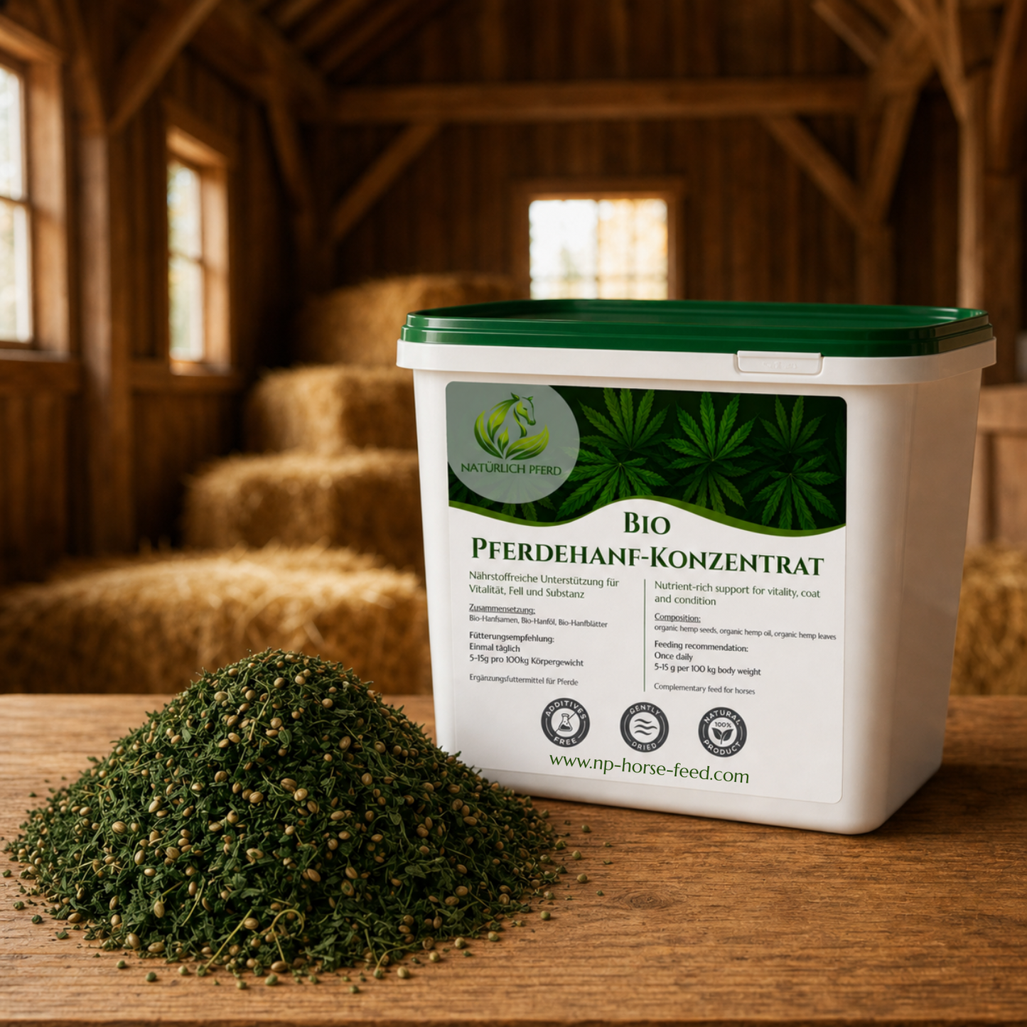 Bio Pferdehanf-Konzentrat -Nutrient-Rich Hemp Blend