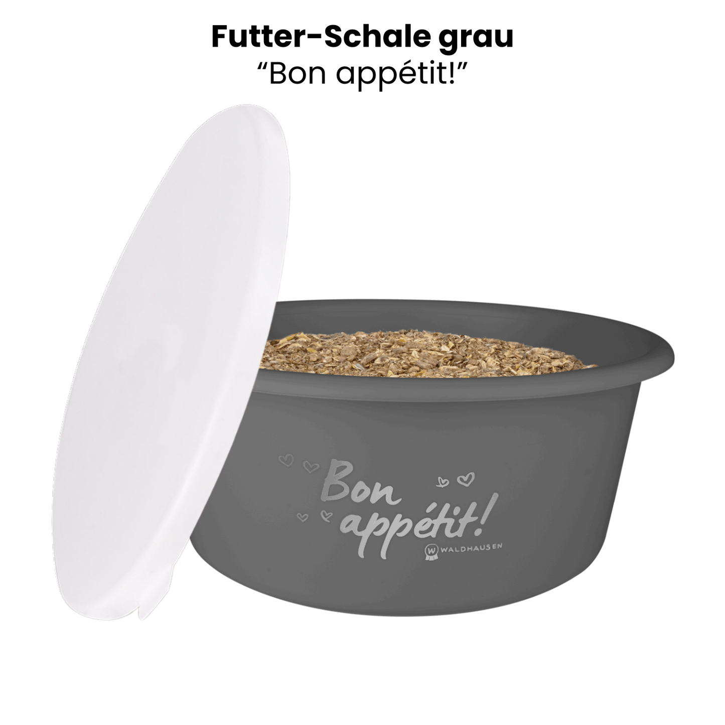 Futter-Schale mit Deckel 5 Liter