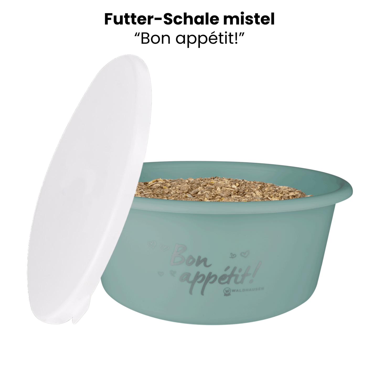 Futter-Schale mit Deckel 5 Liter