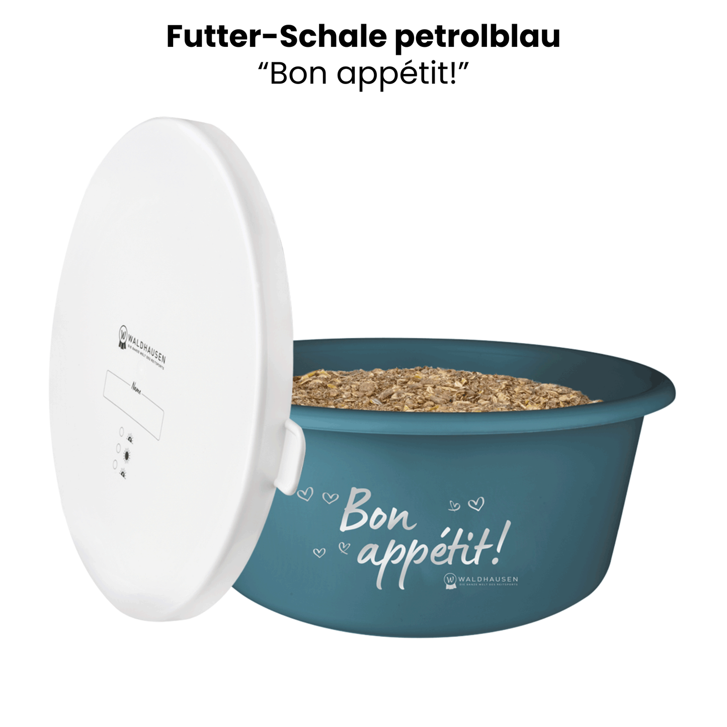 Futter-Schale mit Deckel 5 Liter